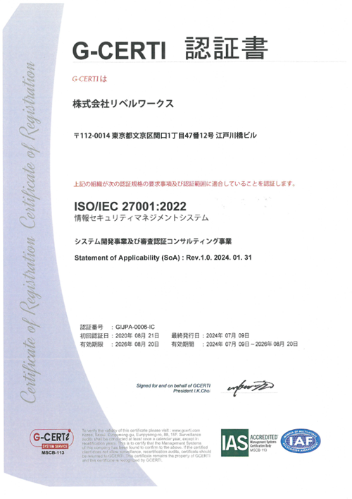 ISO/IEC 27001:2013